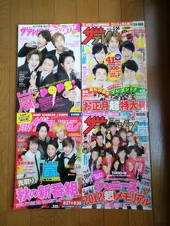 ザテレビジョン 嵐雑誌 TV誌 4冊セット