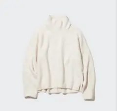 ユニクロ UNIQLO スフレヤーンハイネックセーター　Sサイズ