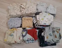 【ベビー服まとめ売り/32枚】春夏生まれ赤ちゃんお着替えセット　新生児〜6ヶ月頃
