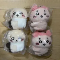 ちいかわクリップぬいぐるみ②　ラッコ　古本屋 4つセット