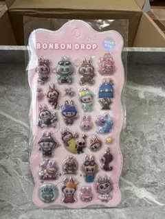 空気シール ボンボンドロップシール ラブブ