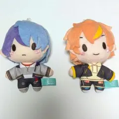 プロセカ　モアプラス　ふわぷちマスコット　青柳冬弥 東雲彰人