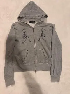 Hysteric Glamour スケルトンパーカー グレー