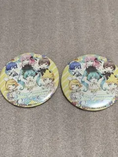 初音ミクシンフォニー2022 缶バッジ 6人集合 2枚セット