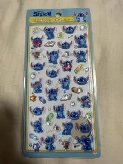 スティッチ ボンボンドロップシール 1枚