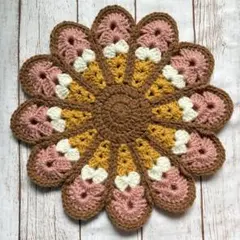 ピンク系　円座　クッション　マット　チェアパッド　おざぶ　丸椅子カバー　花座布団