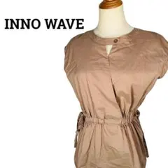 INNOWAVE イノウェーブ ノースリーブカットソー ブラウン ドローコードのサムネイル