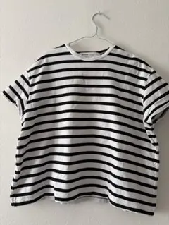 veritecoeur ヴェリテクール　ボーダー　Tシャツ 白黒のサムネイル