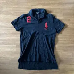 ポロラルフローレンポロシャツ ビッグポニー刺繍右袖3 カスタム