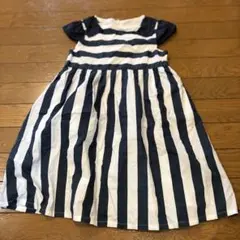 Bebe ストライプ 半袖ワンピース