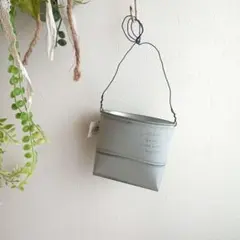 ハンギング　ブリキポット　プランター　多肉植物　小物入れ　インテリア
