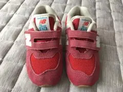 New Balance 574 レッド スニーカー15㎝