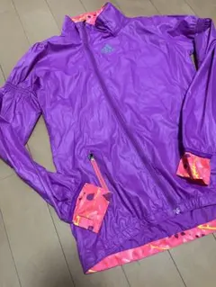 adidas フルジップジャケット 紫 S