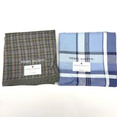 PIERRE BALMAIN チェック柄ハンカチ2枚セット