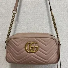 グッチ 447632 GGマーモント ベージュ チェーンショルダーバッグのサムネイル