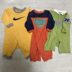 NIKEロンパース3点セット　70サイズ