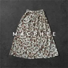 トゥモローランド　マカフィー　幾何学模様　総柄　フレアスカート　ギャザー　ロング