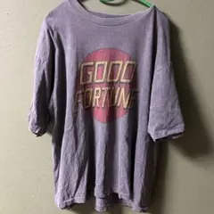 GOOD FORTUNE グレー Tシャツ　Lサイズ
