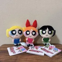 パワーパフガールズ　マスコット　ハート　全種　ブロッサム　バブルス　バターカップ