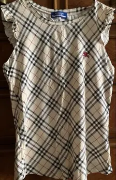 Burberry Blue Label チェック柄ノースリーブ 36