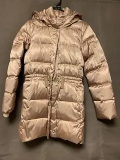 GAP フード付きダウンコート ピンク