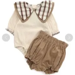 Ampersand ビッグカラーロンパス&ブルマセット キナリ