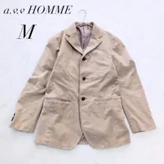 アーヴェヴェオム/テーラードジャケット/コットン/Mサイズ