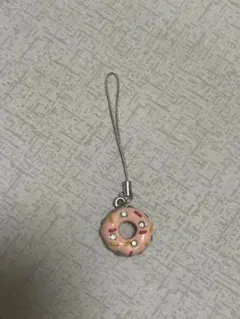 ABISTE ドーナツ ストラップ ピンク　ミスタードーナツ