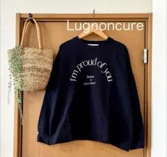 美品！Lugnoncure 4950円→1190円 プリント 裏毛 スウェット