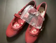 しまむら　青木美沙子　コラボ サンリオ　ハローキティ　 リボンパンプス　靴のサムネイル
