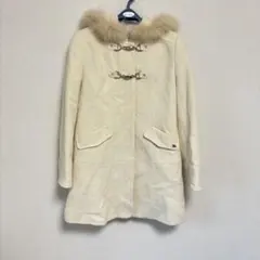 Feroux フェルゥ フォックスファー フード付きダッフルコート サイズ2