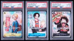 PSA10 3連番　最強の3兄弟パック　最強ジャンプ　ルフィ　エース　サボ 3連番PSA10】サボ エース ルフィ 最強の3兄弟パック収録 最強ジャンプ