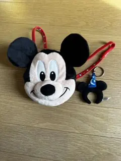 ミッキーマウス ぬいぐるみポーチ＆キーホルダー