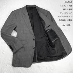 極希少 トムフォード期 GUCCI グレンチェック ブレザー 三者混 48のサムネイル