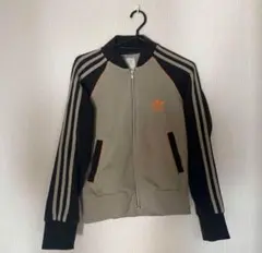 アディダストラックジャケット　ベージュ　ブラウン　在原みゆ紀　90s