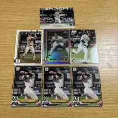栗原陵矢 Topps Chrome 2025 カード