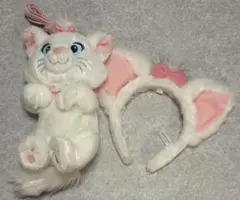 ディズニー マリーちゃん カチューシャ＆ぬいぐるみポシェット 2点セット