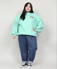 プニュズ　2タックデニムパンツのサムネイル