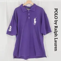 ☆美品☆ ポロラルフローレン　ポロシャツ　ビックポニー　USA製 90s XXL