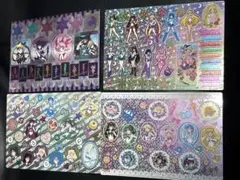 セーラームーン ジャンボカードダス メタルシートステッカー 4種セット