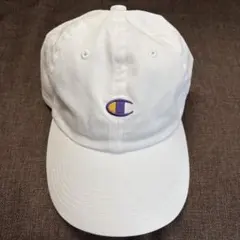 champion チャンピオン 帽子 キャップ 白 ホワイト ワンポイント