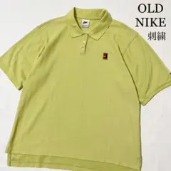 90's NIKE ナイキ 刺繍ロゴ 鹿子 ポロシャツ レディース 古着