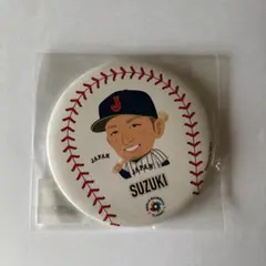 鈴木誠也選手 WBC 2026 缶バッジ ガチャ 侍ジャパン - メルカリ