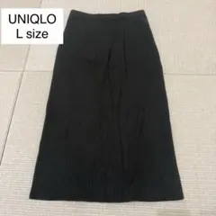 UNIQLO ブラック タイトスカート Lサイズ