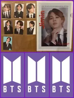 BTS 写真集付属 フォトカード７枚セット＋クリアファイル (Jimin)