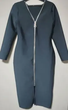 フロントジッパー ワンピース