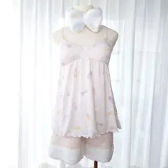 ジェラートピケ【３点セット】☆ ヘアバンド ☆キャミソール ☆ショートパンツ