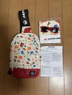 未使用JAL 羽田那覇線就航記念 ボディバッグ サングラス タオルセットのサムネイル