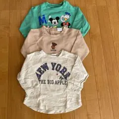 長袖Tシャツ　トレーナー 3点セット