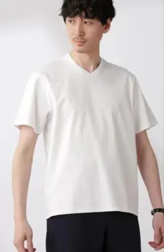 【限定値下げ】ナノ・ユニバース　ジャケT　プレミアム 半袖 Lサイズ ホワイト